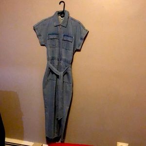 Express X LadyGANG Denim jumpsuit